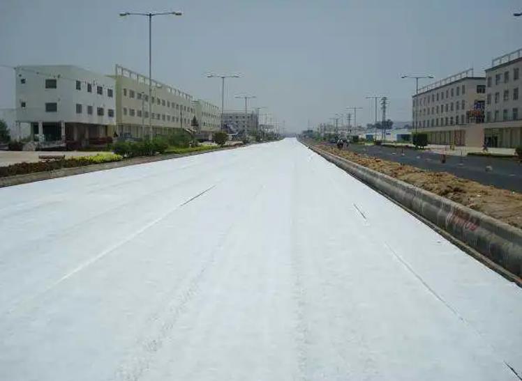 【America】onwoven PET Filament Geotextile Layer for Road Construction Project